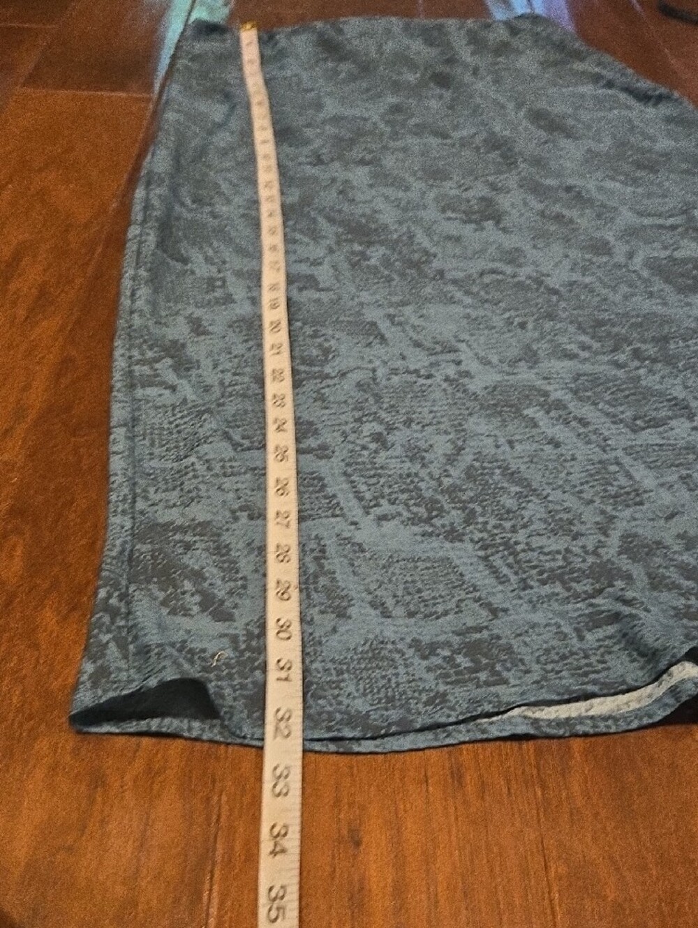 a new day Teal & Black Snakeskin Patterned Skirt - Picture 8 of 11